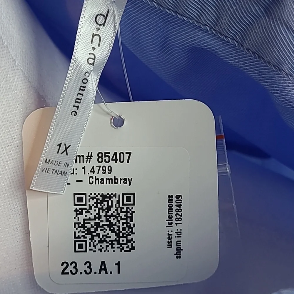 D.N.A Couture Women's Long Sleeve Shirt - Picture 5 of 7